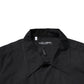 Dolce & Gabbana Black Cotton Short Sleeve Buttoned Casual Shirt