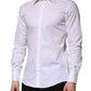 Dolce & Gabbana White MARTINI Long Sleeves Dress Formal Shirt