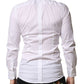 Dolce & Gabbana White GOLD Long Sleeves Dress Formal Shirt