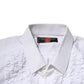 Dolce & Gabbana White Cotton Ruffled Detailing Formal Shirt