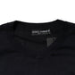 Dolce & Gabbana Black Long Sleeve CrewNeck Pullover Sweater