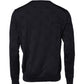 Dolce & Gabbana Black Silk Crew Neck Sweatshirt Sweater
