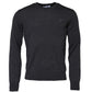 Dolce & Gabbana Dark Gray Wool Crew Neck Sweatshirt Sweater