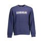 Napapijri Blue Cotton Men Sweater Mens Sweater