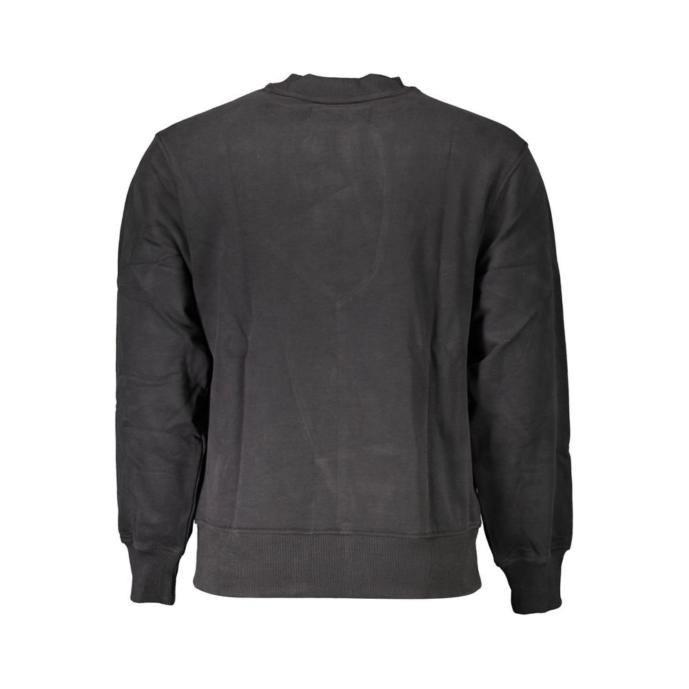 Calvin Klein Black Cotton Men Sweatshirt