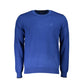 North Sails Blue Cotton Men Sweater Mens Sweater