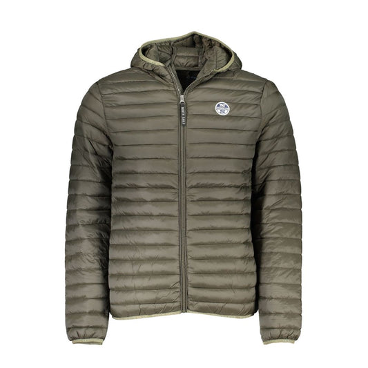 North Sails Green Polyamide Men Jacket Mens Jacket