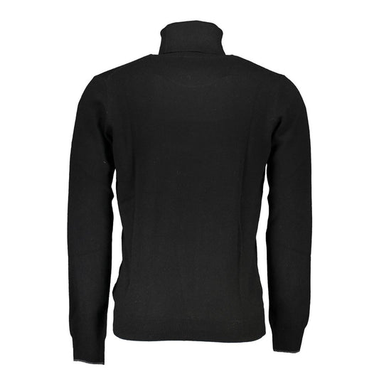 North Sails Black Polyamide Men Sweater Mens Sweater