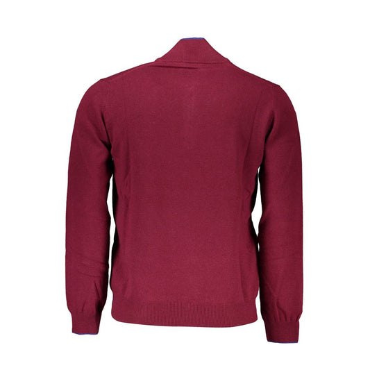 Harmont & Blaine Elegant Half-Zip Sweater with Embroidery Detail Mens Sweater