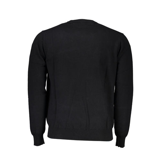 Harmont & Blaine Elegant Crew Neck Embroidered Sweater Mens Sweater