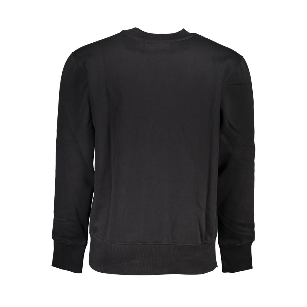 Calvin Klein Black Cotton Men Sweater Mens Sweater