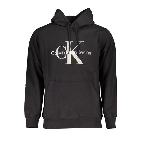 Calvin Klein Black Organic Cotton Men Sweater Mens Sweater