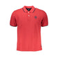 North Sails Red Cotton Polo Shirt Mens T-Shirt