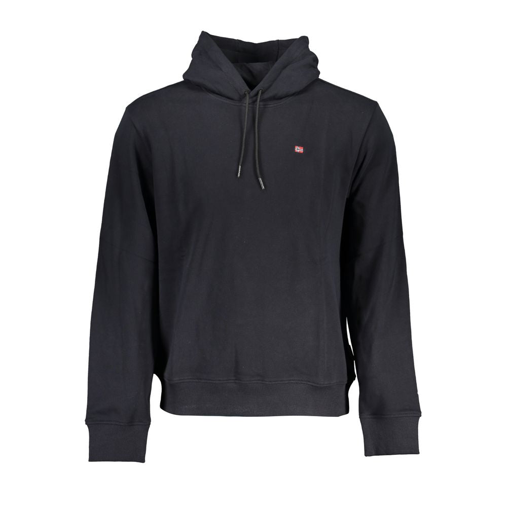 Napapijri Black Cotton Men Sweater Mens Sweater