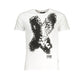 Cavalli Class White Cotton T-Shirt Mens T-Shirt
