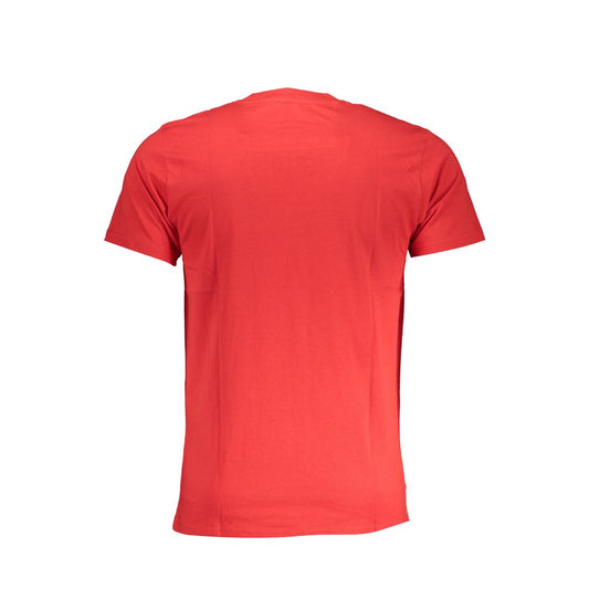 Cavalli Class Red Cotton T-Shirt Mens T-Shirt