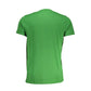 Cavalli Class Green Cotton T-Shirt Mens T-Shirt