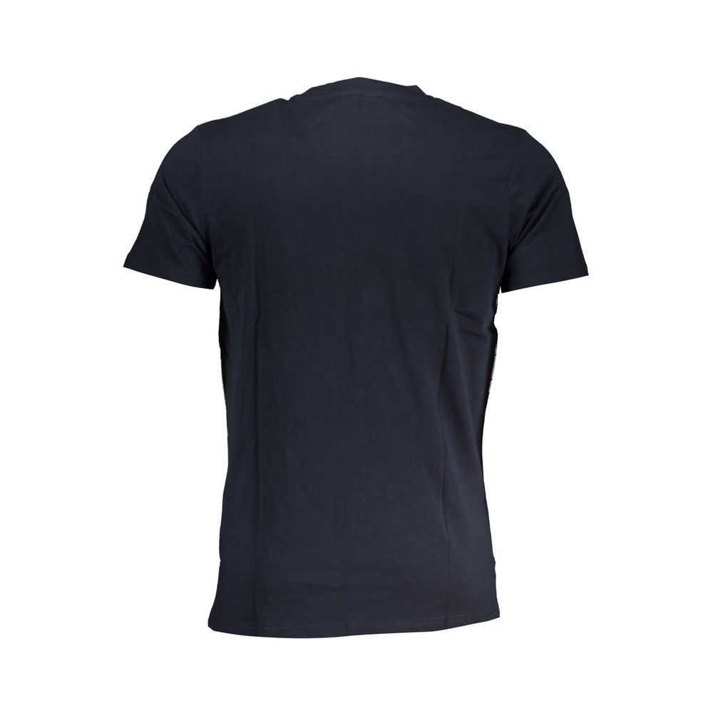 Cavalli Class Blue Cotton T-Shirt Mens T-Shirt