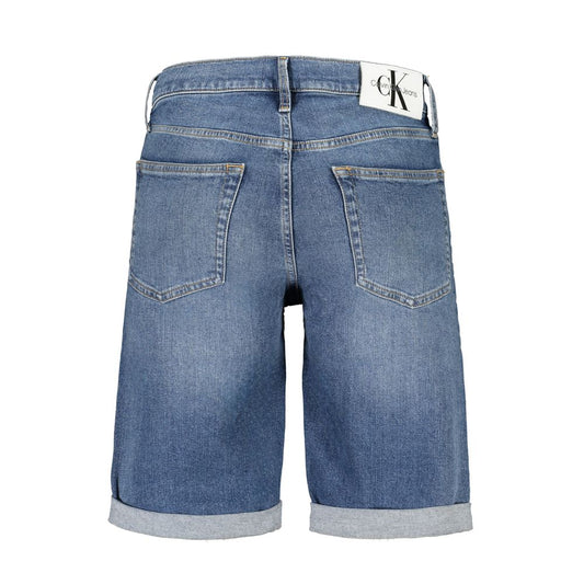 Calvin Klein Blue Cotton Men's Jeans Short Mens Shorts