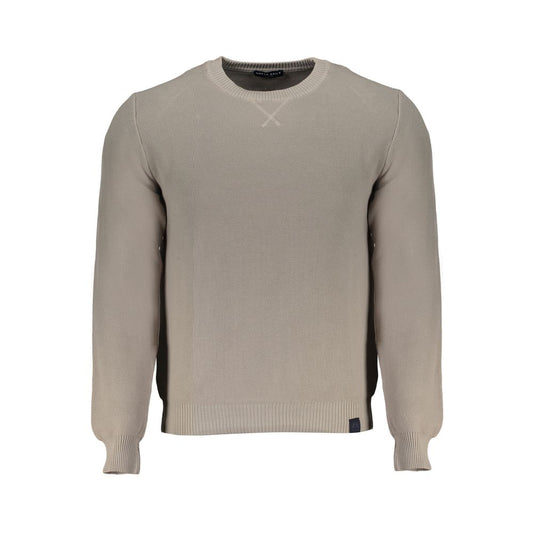 North Sails Gray Cotton Sweater Mens Sweater