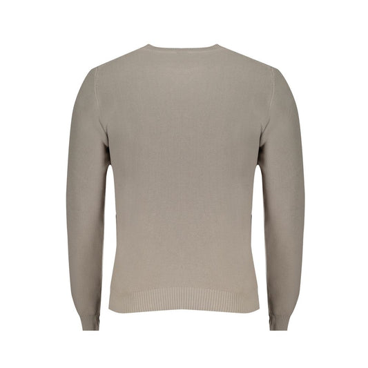 North Sails Gray Cotton Sweater Mens Sweater