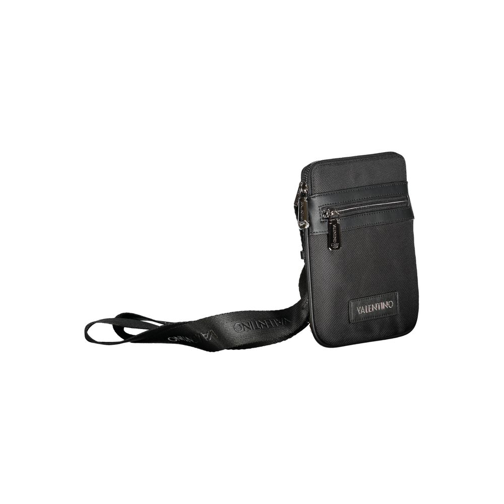 Mario Valentino Black Polyethylene Shoulder Bag Mens Shoulder Bag