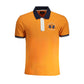 La Martina Orange Cotton Polo Shirt Mens T-Shirt