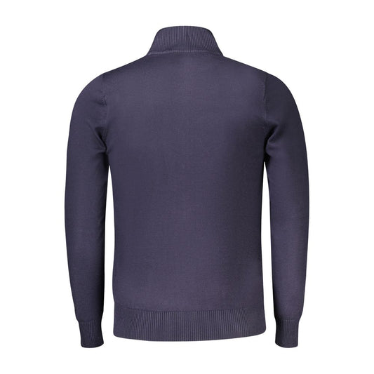 Coveri Moving Blue Viscose Men Sweater Mens Cardigan Mens Sweater