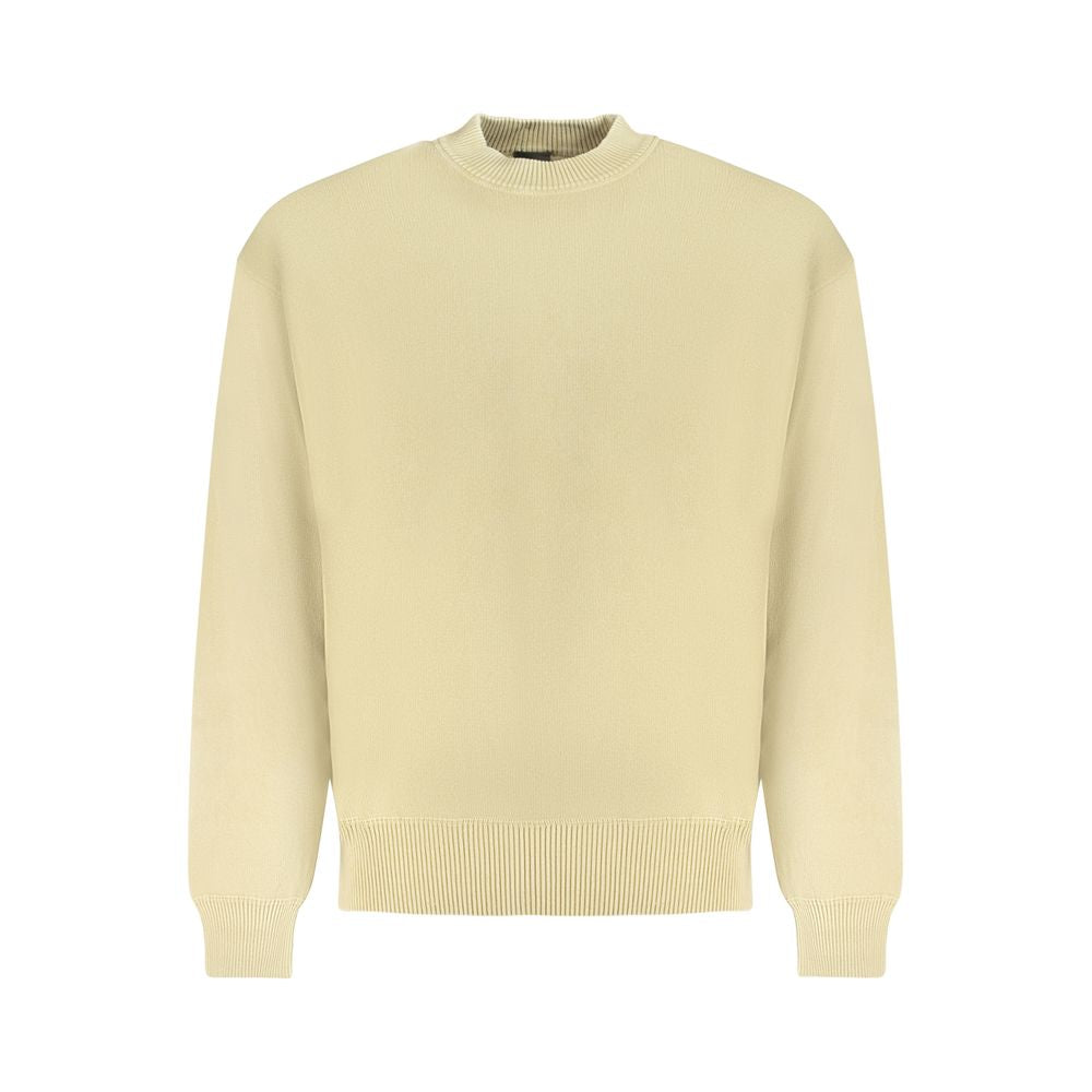 Hugo Boss Beige Cotton Men Sweater Mens Sweater