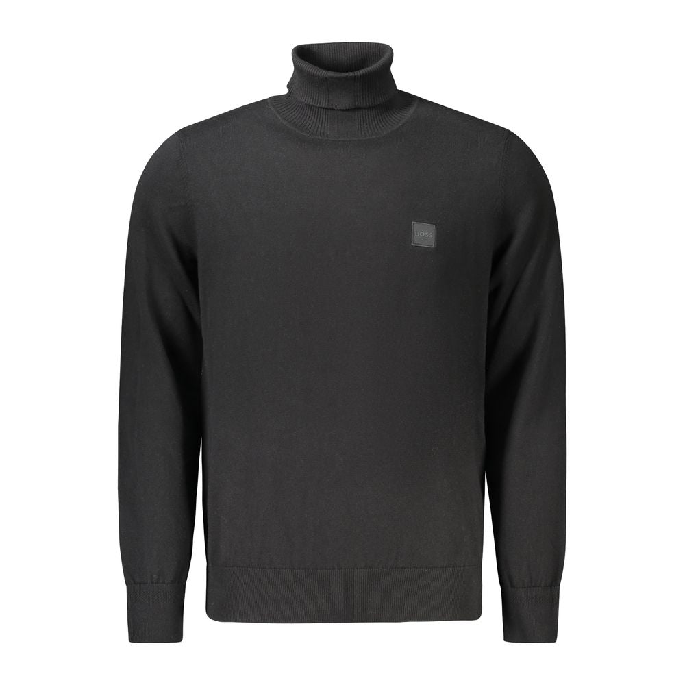 Hugo Boss Black Wool Men Sweater Mens Sweater