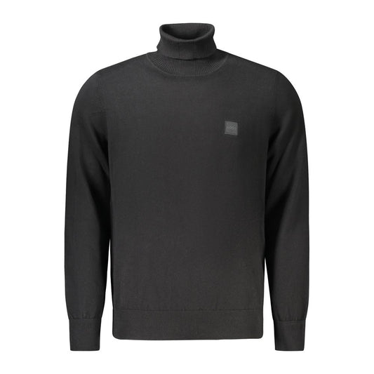 Hugo Boss Black Wool Men Sweater Mens Sweater