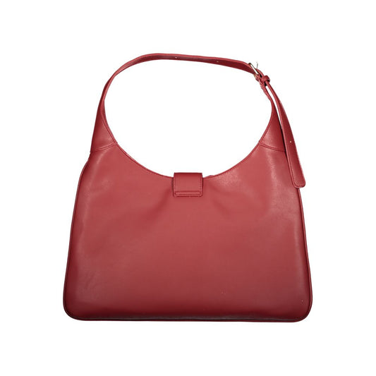 Mario Valentino Red Polyethylene Handbag