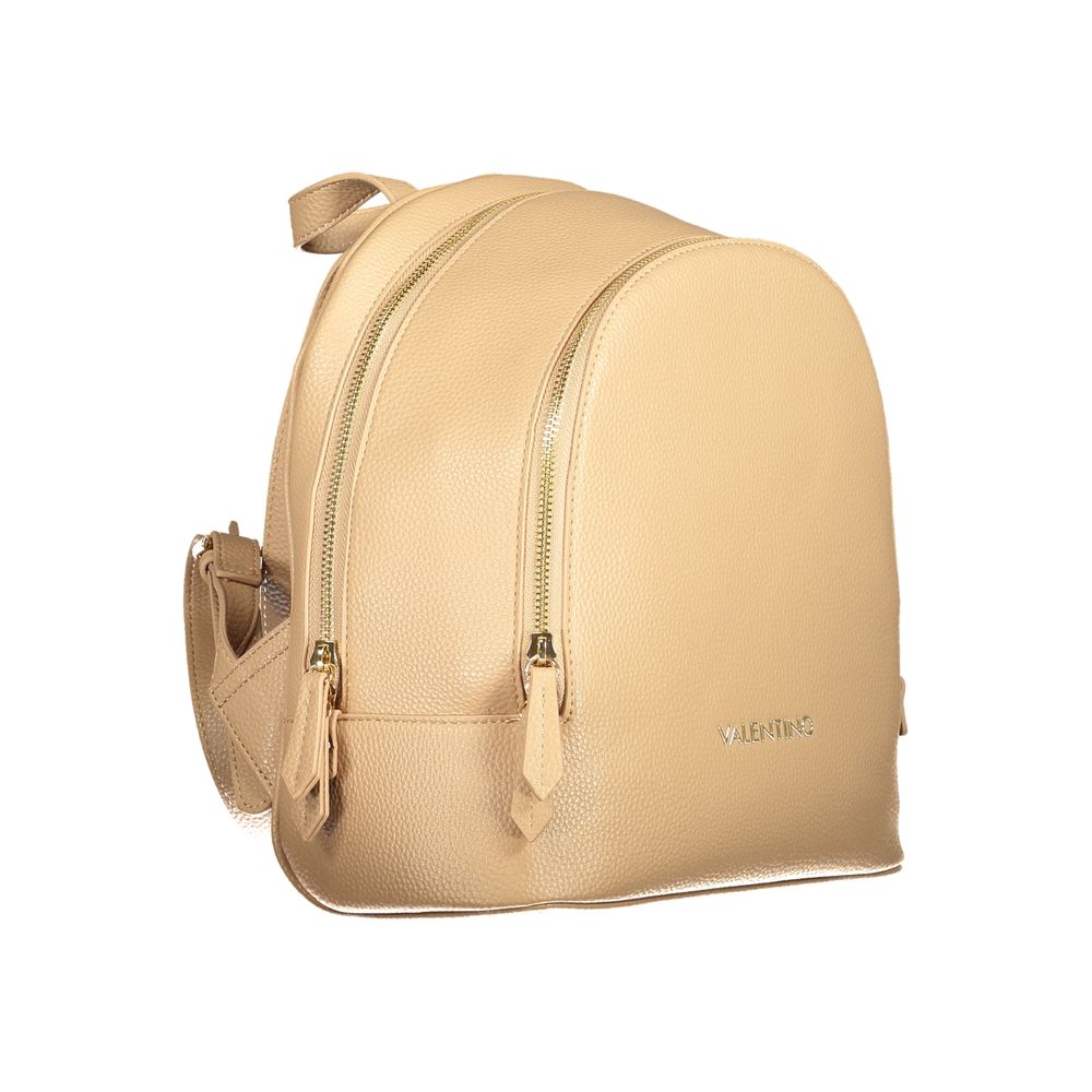 Mario Valentino Beige Polyethylene Backpack Womens Backpack