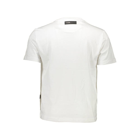 Plein Sport White Cotton Men T-Shirt Mens T-Shirt