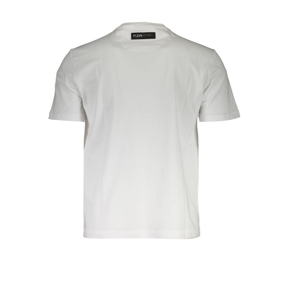 Plein Sport White Cotton Men T-Shirt Mens T-Shirt