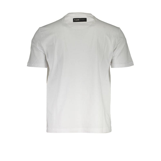 Plein Sport White Cotton Men T-Shirt Mens T-Shirt