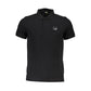 Cavalli Class Black Cotton Polo Shirt