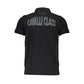Cavalli Class Black Cotton Polo Shirt