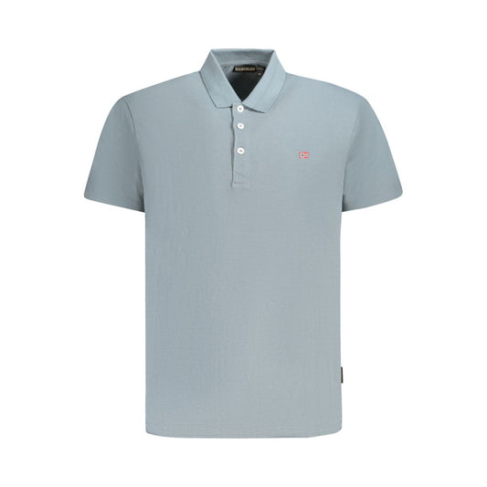 Napapijri Gray Cotton Polo Shirt