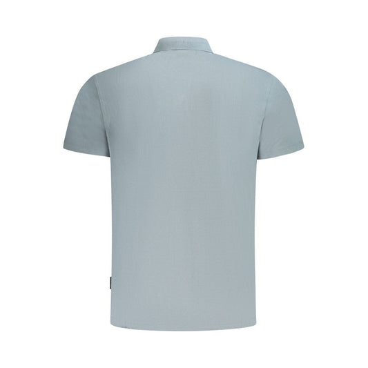 Napapijri Gray Cotton Polo Shirt