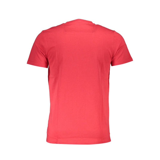 Cavalli Class Red Cotton Men T-Shirt Mens T-Shirt