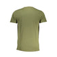 Cavalli Class Green Cotton T-Shirt Mens T-Shirt