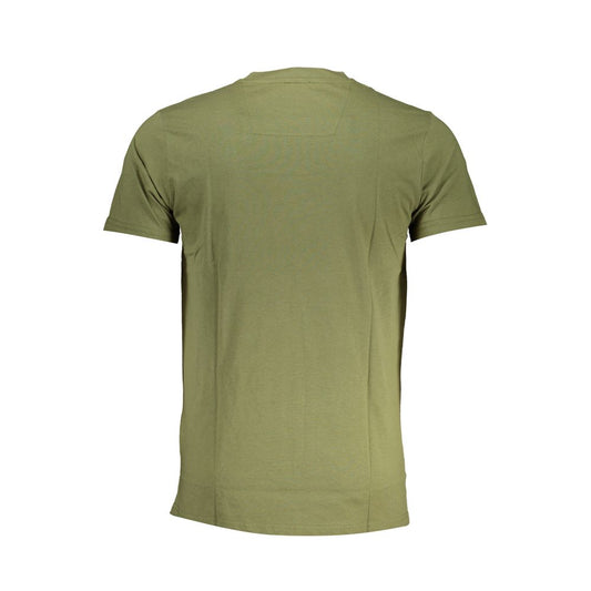 Cavalli Class Green Cotton T-Shirt Mens T-Shirt