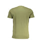 Cavalli Class Green Cotton T-Shirt Mens T-Shirt