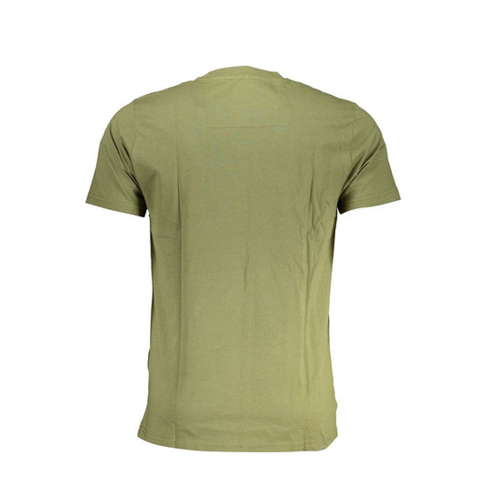 Cavalli Class Green Cotton T-Shirt Mens T-Shirt