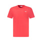 Fila Red Organic Cotton Men's T-Shirt Mens T-Shirt