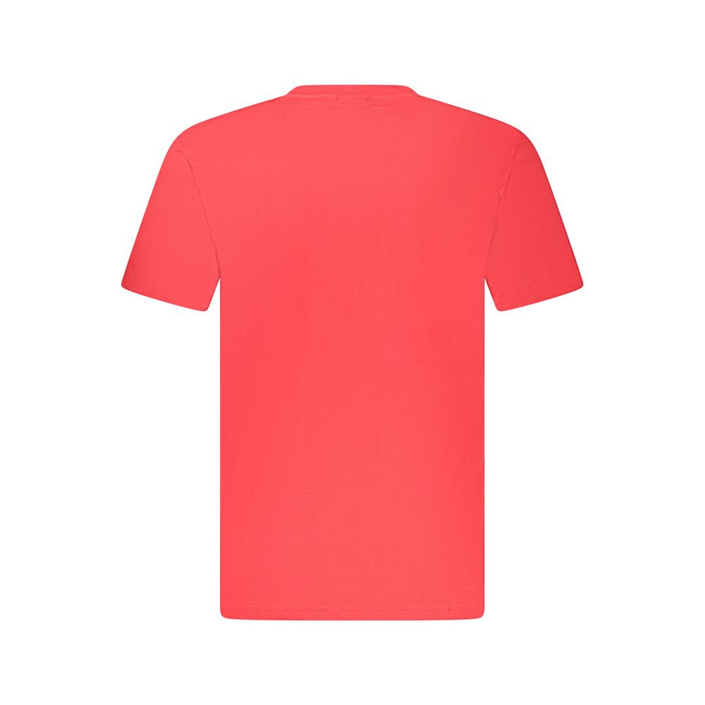 Fila Red Organic Cotton Men's T-Shirt Mens T-Shirt