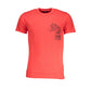 Cavalli Class Red Cotton T-Shirt Mens T-Shirt
