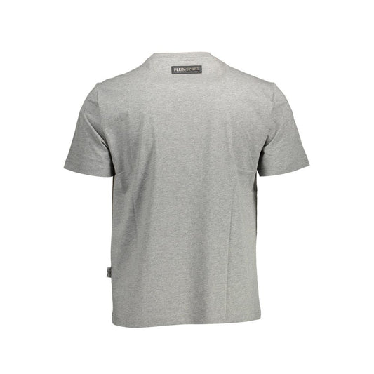 Plein Sport Brown Cotton Men T-Shirt Mens T-Shirt