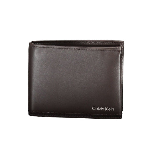 Calvin Klein Brown Leather Men Wallet Mens Wallet